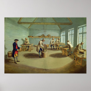 Pôster Misturando o pó