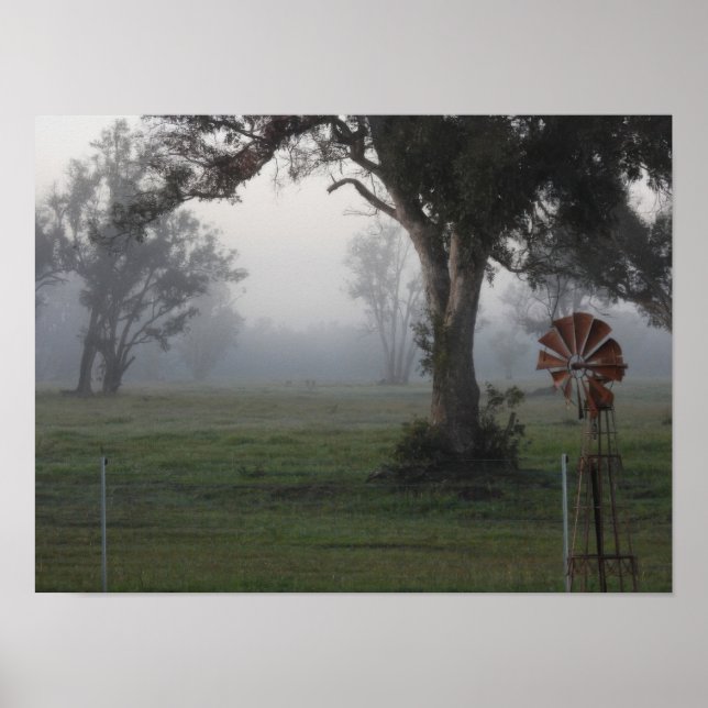 Poster Misty Countryside (Frente)