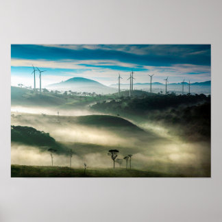 Poster Misty Highlands Wind Fazenda Sri Lanka