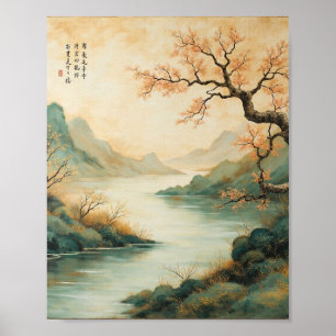 Poster Misty Mountain River