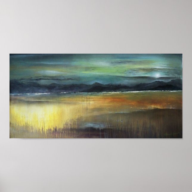 Poster Misty Mountainscape (Frente)