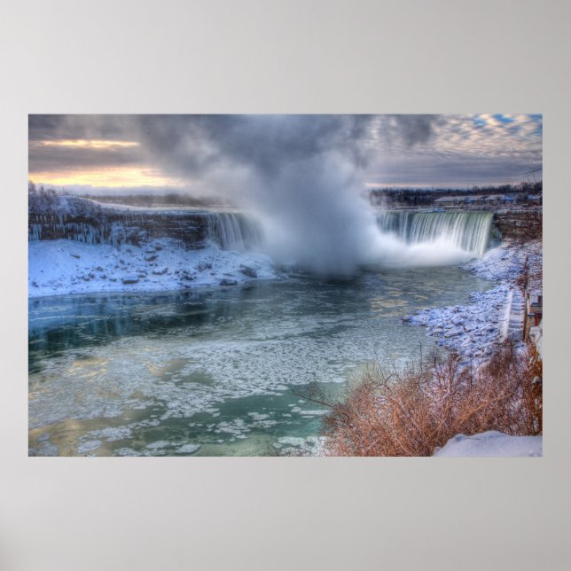 Pôster Misty Sunrise (Frente)