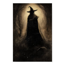 Misty Witch Haunting - Arte de Muro de Halloween