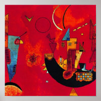 Mit und Gegen, 1929 por Wassily Kandinsky