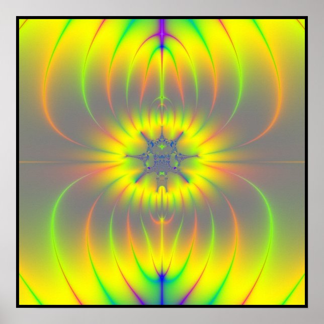 Poster Mitose Fractal (Frente)