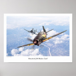Poster Mitsubishi J2M Raiden "Jack"