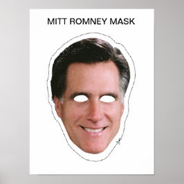 Pôster Mitt Romney Mask