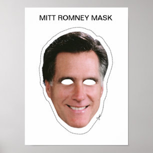 Pôster Mitt Romney Mask