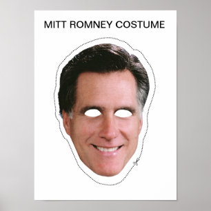Poster Mitt Romney Mask