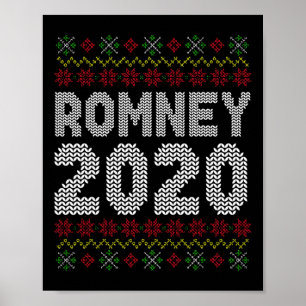Poster Mitt Romney Natal Feio Conservador Republicano