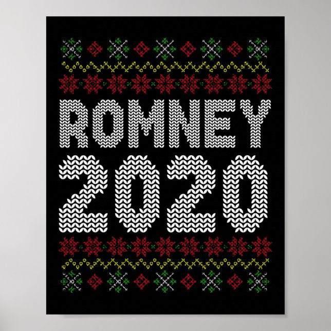 Poster Mitt Romney Natal Feio Conservador Republicano (Frente)