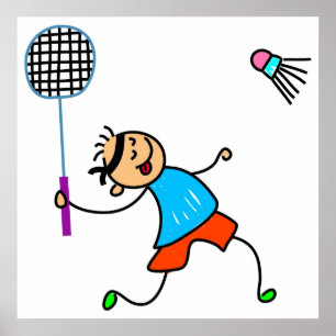 Poster Miúdo do Badminton