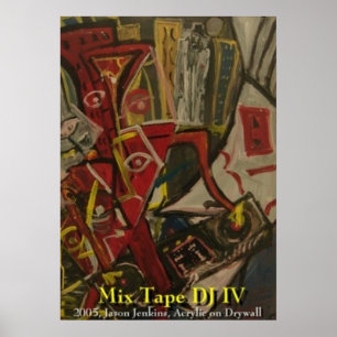 POSTER MIX TAPE DJ IV