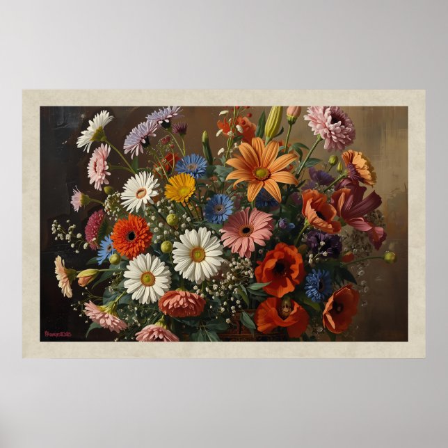 Poster Mixed Flowers (Frente)