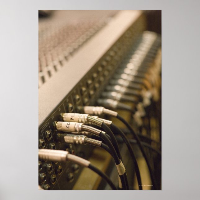 Pôster Mixer de Som (Frente)