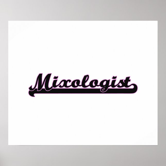 Poster Mixologista Classic Job Design (Frente)