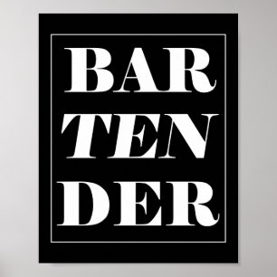 Poster Mixologista do Bartender Funny Bartender