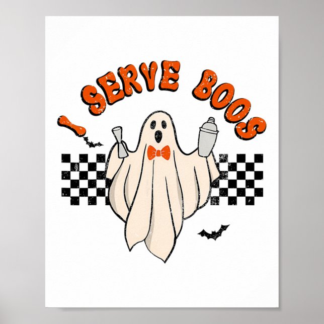 Poster Mixólogo Fabooloso do Halloween Ghost I Ser (Frente)