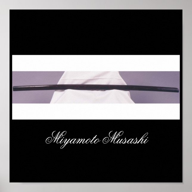 Poster Miyamoto Musashi's Wooden Sword (Frente)