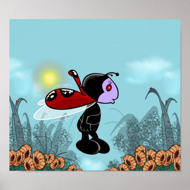 Poster Mizz Ladybug (Frente)