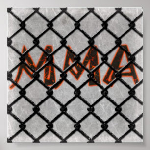 Poster MMA Caged