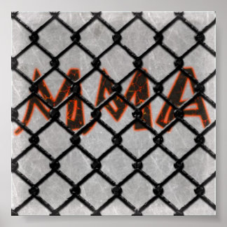Poster MMA Caged
