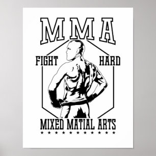 Poster MMA "Duro de Luta" Kämpfer