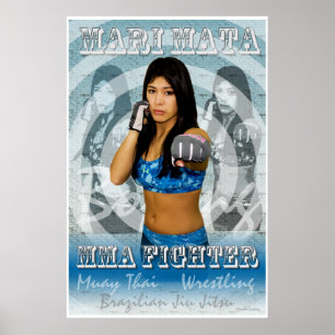 Poster MMA Female Fighter Mari Mata