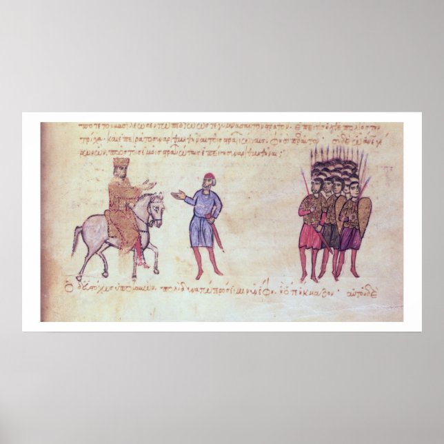 Poster MMS Vitr 26-7 Exército Bizantino Pôs em Voo (Frente)