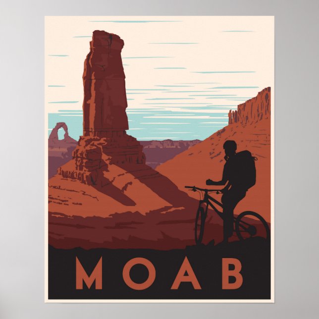 Pôster Moab, Utah (Frente)