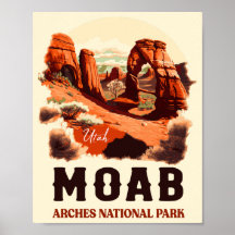 Moab Utah Vintage Sunset Arches Adventure no exter