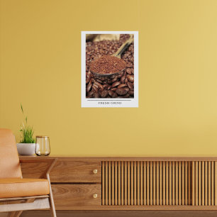 Poster Moagem Fresca - Enviar Arte com Café