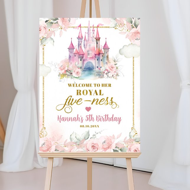 Poster Moça Princesa Seu Sinal Real De Boas-Vindas (Criador carregado)