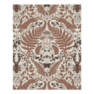 Pôster Mocha mousse floresta/Florestas florestais e plant