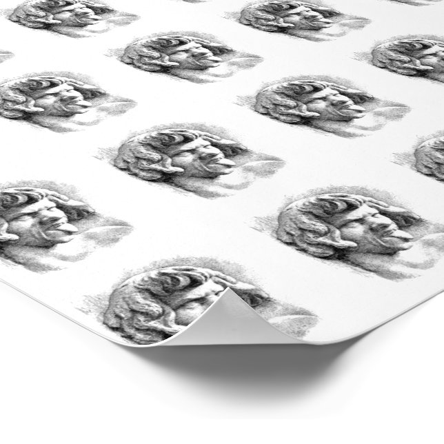 Poster Mock Me ~ Gift Wrapping Paper 13,25" (Borda)