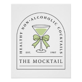 Pôster Mocktail non alcoholic drink alcohol free cocktail