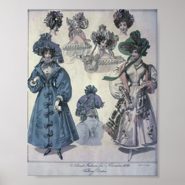 Poster Moda das Mulheres Vintage (Frente)