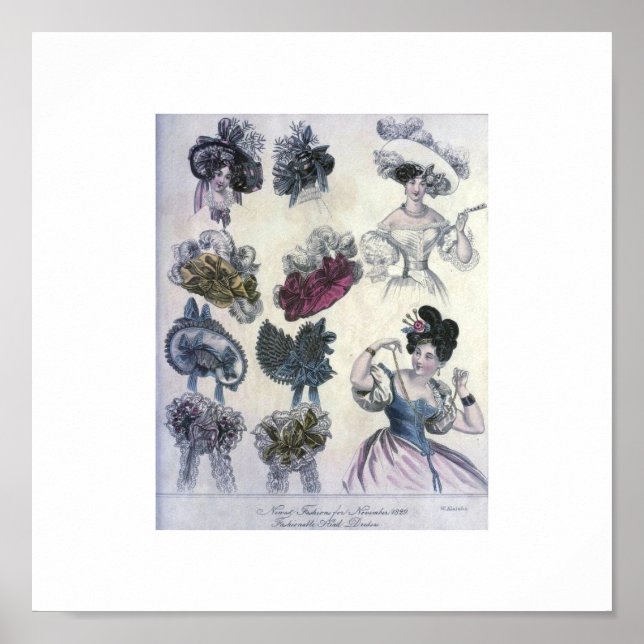 Pôster Moda das Mulheres Vintage (Frente)