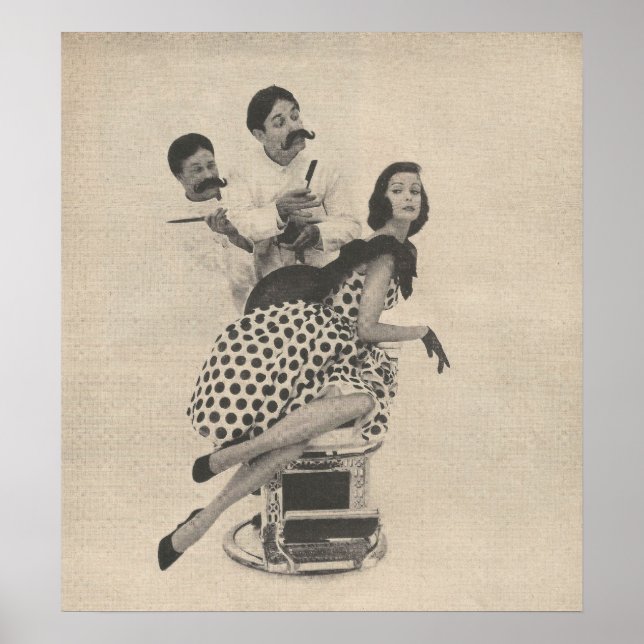 Poster Moda de Beleza Comprada 1960 (Frente)