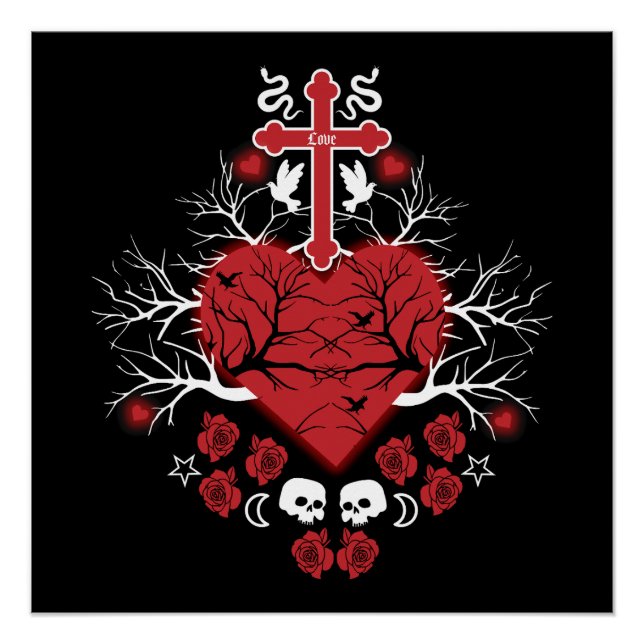 Pôster Moda do tronco Posto do gótico (Frente)