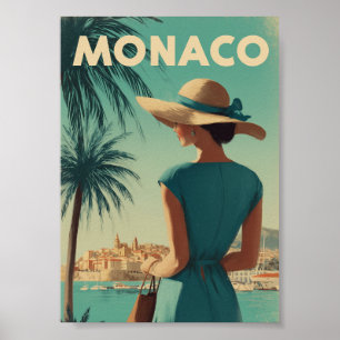Poster Moda vintage de Mônaco