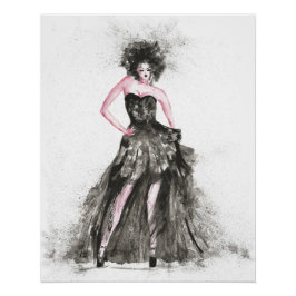 Pôster Moda Vogue Mulher