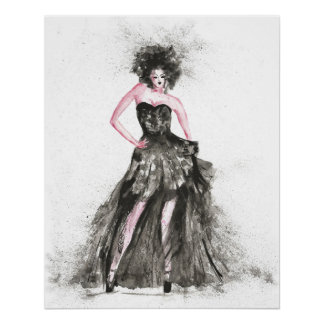 Pôster Moda Vogue Mulher