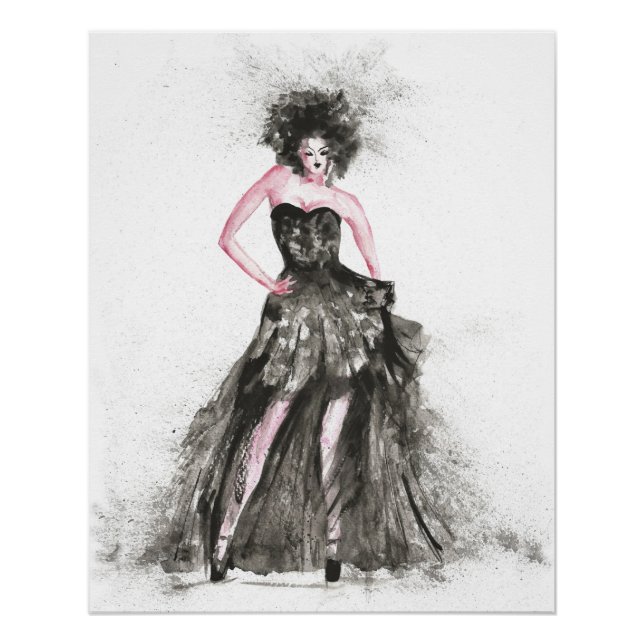 Pôster Moda Vogue Mulher (Frente)