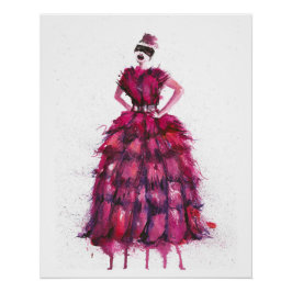 Pôster Moda Vogue Mulher