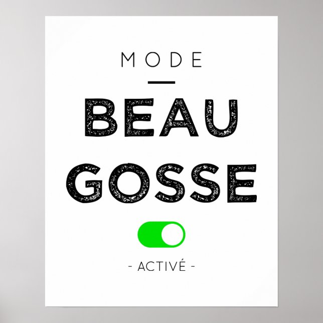 Poster Mode beau gosse (Frente)
