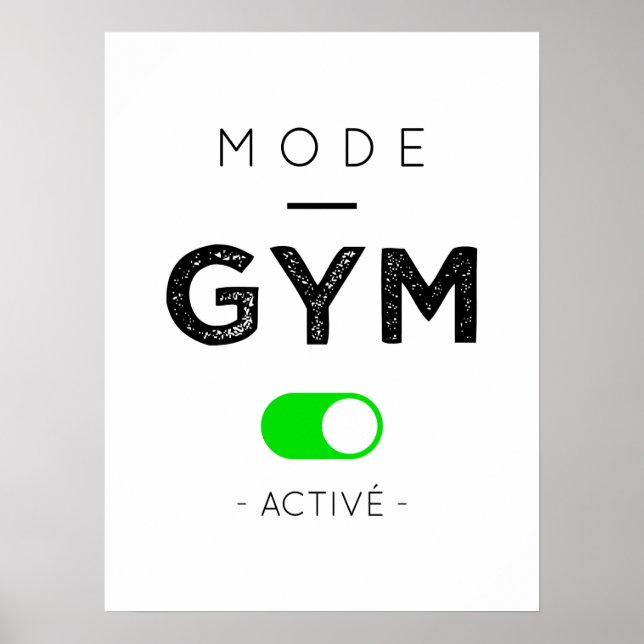 Poster Mode gym active (Frente)