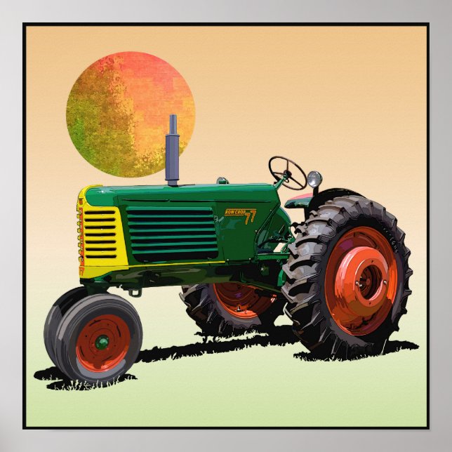 Pôster Modelo 77 Crop de Linha (Frente)