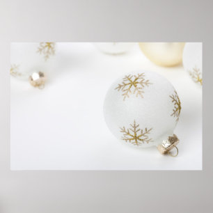 Pôster Modelo chave alto do feriado dos enfeites de natal