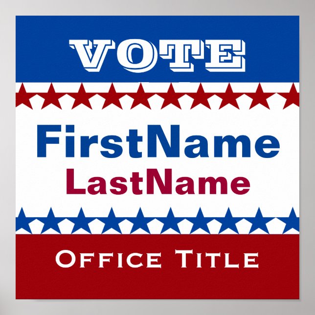 Poster Modelo da Campanha Personalizada (Frente)